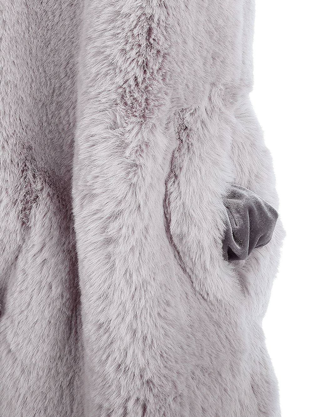 FAUX FUR CUPID HOODED VEST