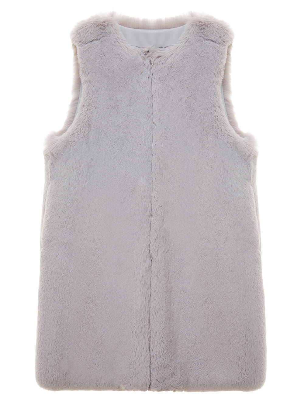 FAUX FUR KUN LONG VEST