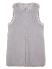 FAUX FUR KUN LONG VEST