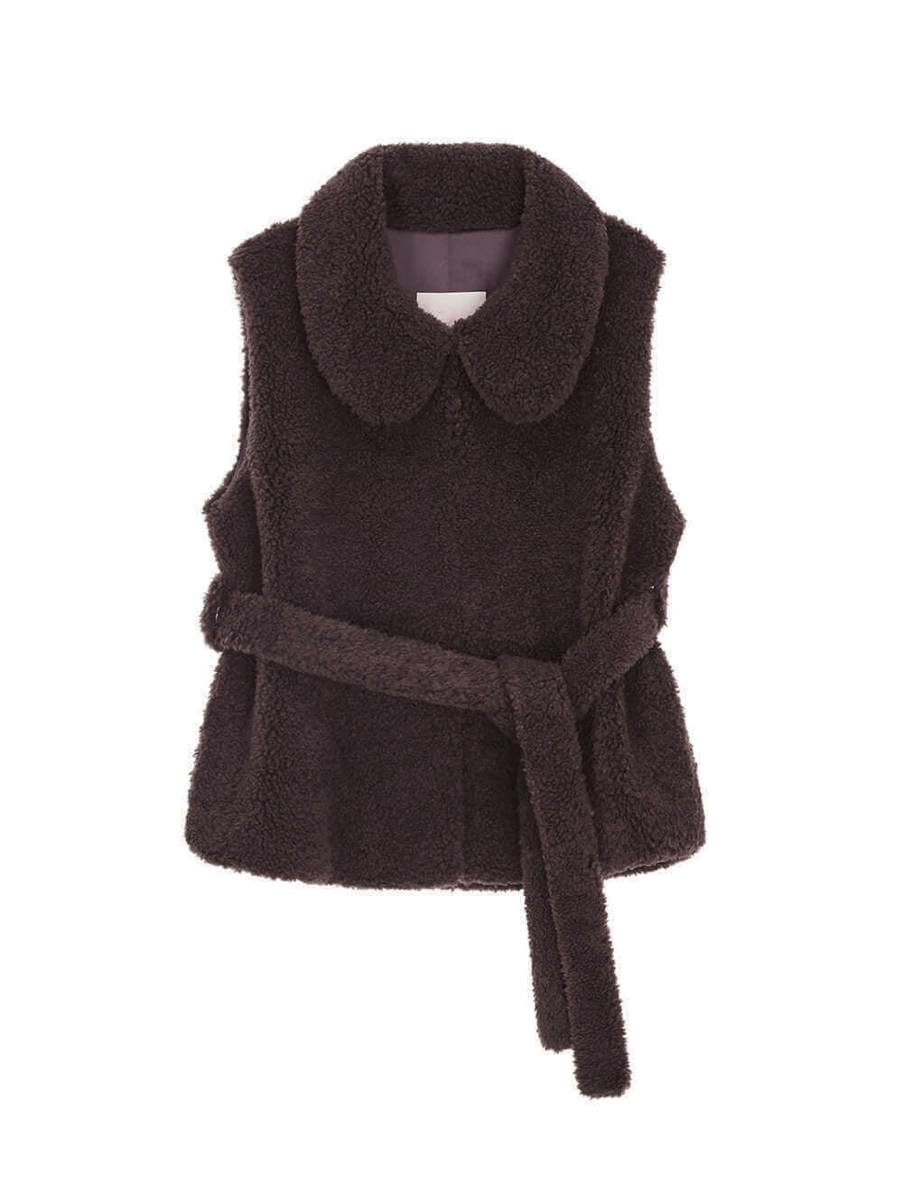 [SIGNATURE LINE] FAUX FUR PETER VEST